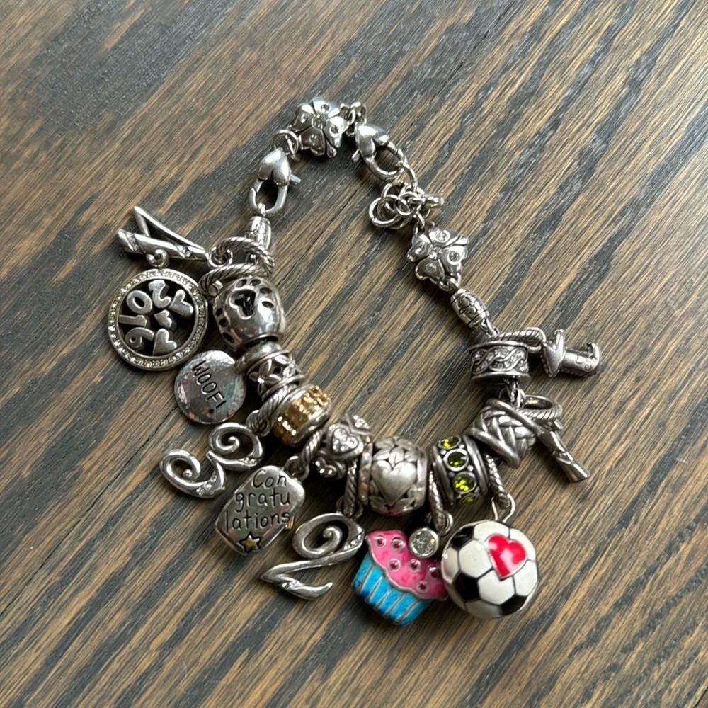 Brighton Silver Number “3” Charm - Picture 3 of 4